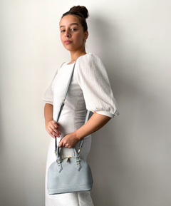 Bolsa Feminina estruturada - Juliana- Azul