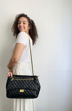 Imagem do Bolsa Feminina matelassê - Cecília - Preta