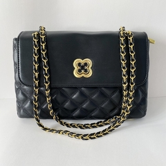 Bolsa Feminina estruturada matelassê - Jade - Preto