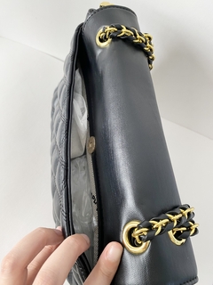 Bolsa Feminina estruturada matelassê - Jade - Preto - Tayne Tavana