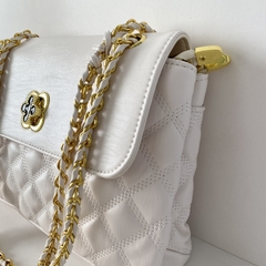 Bolsa Feminina estruturada matelassê - Jade - Of White - comprar online