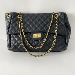 Bolsa Feminina matelassê - Cecília - Preta