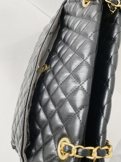 Bolsa Feminina matelassê - Cecília - Preta - Tayne Tavana