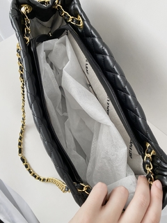 Bolsa Feminina matelassê - Cecília - Preta - loja online