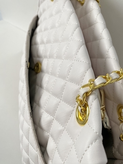Bolsa Feminina matelassê - Cecília - Branca - Tayne Tavana