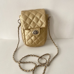 Bolsa celular - Poli - Dourada