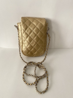 Bolsa celular - Poli - Dourada na internet