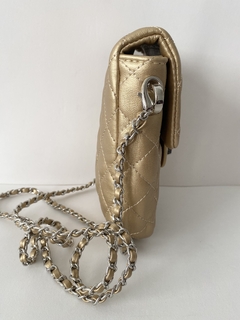Bolsa celular - Poli - Dourada - loja online