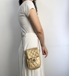 Bolsa celular - Poli - Dourada
