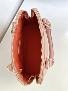 Bolsa Feminina estruturada - Juliana- Rosa - Tayne Tavana