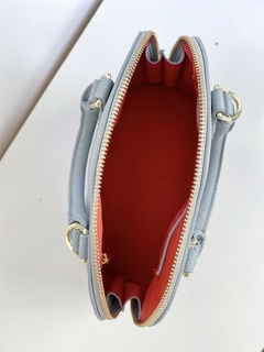 Bolsa Feminina estruturada - Juliana- Azul - Tayne Tavana