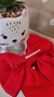 Laço Luxo Tecido Vermelho na internet