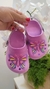 Crocs Borboleta Roxa - Passinhos Encantados