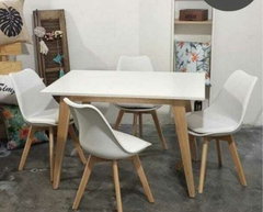 JUEGO DE COMEDOR TULIP tapa melamina - comprar online