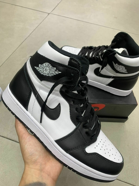 NIKE AIR JORDAN 1 HIGH BLACK WHITE - PREMIUM - comprar online