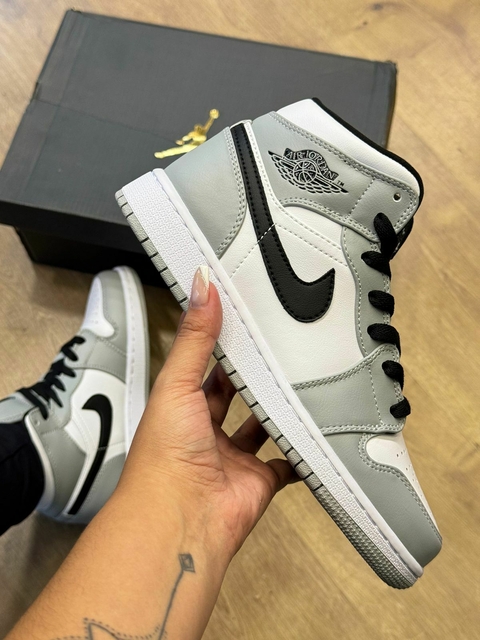 NIKE AIR JORDAN 1 MID SMOKE GREY - PREMIUM - comprar online