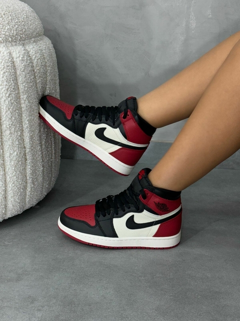 NIKE AIR JORDAN 1 MID BRED TOE - PREMIUM - comprar online