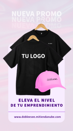COMBO Remera + gorra con tu logo - comprar online