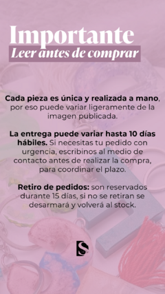 Aros de resina Nube - Doble Ese