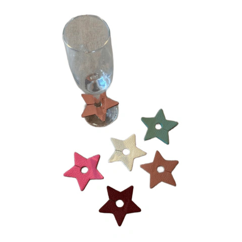 MARCADOR DE TAÇAS ESTRELA - KIT COM 6