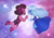 Print Ruby e Safira - Steven Universe
