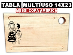 Messi seleccion argentina tabla de picada desayuno merienda cafe te bazar - comprar online