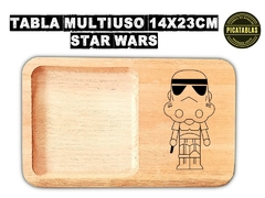 Star Wars tabla individual para picadas desayunos meriendas cafe regalos negocios mayorista