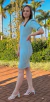Vestido Deusa Azul - comprar online
