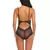 Body de encaje transparente con detalle de pestañas seductor erótico, lencería. en internet