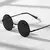 Gafas de sol redondas Retro para hombre y mujer, lentes de sol Unisex de estilo. - comprar en línea