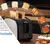 Imagen de Tostadora 650w Mini Horno 2 Rebanadas Extra Ancha 6 Ajustes De Temperatura Tostado Uniforme Rapido Acero Inoxidable Facil De Limpiar.