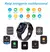 Reloj inteligente Smartwatch Bluetooth, Pantalla Táctil de 1.9 pulgadas Sensor Cardíaco y Oxígeno Llamadas Notificaciones Negro. - comprar en línea