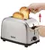 Tostador T-fal Acero Inoxidable 2 Panes 6 Niveles. - MCM COMERCE