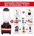 Licuadora Profesional 2 L Vaso De Plástico15 Vel 6 Cuchilla Rojo 127V. - MCM COMERCE