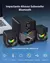 Bocinas Subwoofer Con Bluetooth Luces Led Para PC TV. - comprar en línea