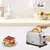 Tostador T-fal Acero Inoxidable 2 Panes 6 Niveles. - comprar en línea
