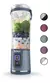 Licuadora portátil Ninja BC151 con USB azul y jarra de plástico - Incluye 2 accesorios.