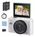 Cámara Digital Aurora 4k 64mp Cámara Vlog Con Tarjeta +32gb 2 Pilas Color Blanco.
