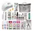 Mega Kit Profesional Uñas Acrílicas + Lampara 36 W Mc Nails.