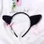 Diadema con orejas de gato para niña y niño, diadema de felpa con orejas. - tienda en línea
