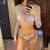 Bikini de manga larga con estampado de leopardo, traje de baño para mujer. - comprar en línea