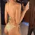Bikini de manga larga con estampado de leopardo, traje de baño para mujer. - comprar en línea