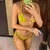 Bikini de manga larga con estampado de leopardo, traje de baño para mujer. - MCM COMERCE