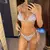 Bikini de manga larga con estampado de leopardo, traje de baño para mujer. - comprar en línea