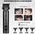 Cortadora de Pelo All-In Profesional Eléctrica Barba Máquina Para Cortar Cabello 6 En 1, Negra 110V/220V. en internet