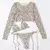 Bikini de manga larga con estampado de leopardo, traje de baño para mujer. en internet