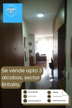 Apartaestudio 82,60 mtrs , Sector BRITALIA, 3 Habitaciones, Estrato 3 - comprar online