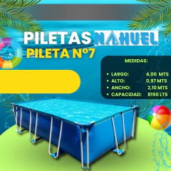 PILETA DE LONA NAHUEL N°7