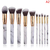 Mármore Maquiagem Brush Set, Beleza Cosméticos Ferramentas, Blush, Pó, Funda? na internet