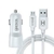 Carregador Veicular Hrebos Micro USB V8 Dois USB 3.4A HS-158V (CARREGVHS158V) na internet
